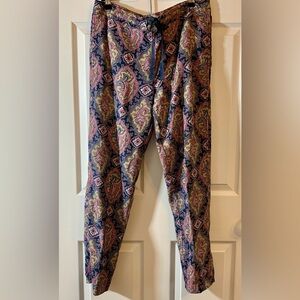 Sundance Blue and Pink Patterned Women's Joggers